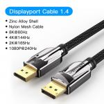 Vention DisplayPort 1.4 kabelis 8K@60Hz didelės spartos 32,4 Gbps ekrano prievado kabelis, skirtas vaizdo kompiuterio ne&scaron;iojamam kompiuteriui DP 1.4 ekrano prievadas 1.2 kabelis