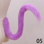 1vnt Fox Cosplay Upturned Accessories Cat Tail Long Pliu&scaron;inis modeliavimas Žvėris vaikams Lolitos kostiumas vilkas