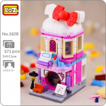 LOZ 1629 Miestas Gatvės kosmetikos parduotuvė Parduotuvė Grožio salonas Architektūra 3D modelis Mini blokeliai Plytos Statybinis žaislas be dėžutės