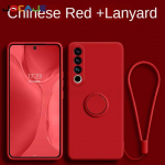 Dėklai, skirti Meizu 20 skysto silikono magnetinio žiedo telefono laikiklio laikiklio dėklas, skirtas MEIZU 18 17 16 Plus 18S pro 18X dirželis, apsauginis fotoaparato objektyvo dangtelis For MEIZU 17 raudona