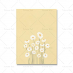 Bohemijos gėlių turgus Minimalistinis sienų menas Aliejinė tapyba &Scaron;iaurės &scaron;alių plakatas 21cm&times;30cm NoFrame