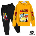 Anime Dragon Ball Z džemperių rinkinys berniukams Drabužiai Vaiki&scaron;ki megztiniai Anime drabužiai Goku Hoodie Mergaičių megztiniai vaikams 3-14m. 130
