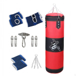 Bokso krep&scaron;io smėlio mai&scaron;as su pakabinamu kabliu Fitness Neužpildytas smūgis vaikams, gimnastikos salė, dziudo Red 120cm