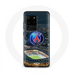 Coque Samsung Galaxy S20 Ultra psg logo stade nuit tour eiffel