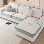 Viskas įskaičiuota Sofa Hats Universalus užvalkalas Elastingas sofos pagalvėlės atlo&scaron;o apsauginis užvalkalas Apsauga nuo kačių draskymo Keturių sezonų universalus sofos užvalkalas 45*45 &scaron;viesiai pilka spalva