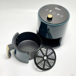 Camel 6L oro gruzdintuvė: Didelės talpos elektrinė ryžių baltumo orkaitė kepimui ir kepimui. Ideali dovana su vaizdiniu ekranu. Basic žalia