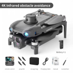 2025 Naujas U33 MAX GPS Dronas Profesionalus 8K Fotografavimas i&scaron; Oro HD Kliūčių Vengimas WIFI FPV su Dideliu Ekranu RC Sulankstomas Bekolektorinis Kvadkopteris Žaislas U33 Infrared OAS 1B