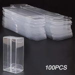 10/50/100 PC skaidrus namų dekoras PVC plastikinės ekrano dėžutės dovanų laikymo dėžutės skaidrios ekrano dėžutės dovanų pakuotės 100PC