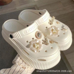 &bdquo;Sweet XIXI&ldquo; vasarinės moteri&scaron;kos neslystančios, auk&scaron;tį pakeliančios basutės &ndash; storapadės, universalios paplūdimio klumpės 38-39