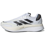 adidas Adizero Boston 10 Balti Juodi Vyri&scaron;ki Sportbačiai Cloud-White Core-Black Silver-Metallic GY0928 40⅔