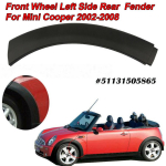 Priekinis kairys apatinis ratų arkos apvadas sparno gaubtas Mini Cooper 02-08 #51131505865