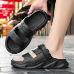 Vasaros vyri&scaron;kos &scaron;lepetės EVA mink&scaron;tu padu platforma Slidės Unisex sportbačiai sandalai laisvalaikio paplūdimio batai moteri&scaron;ki vidaus lauko &scaron;lepetės 38-39