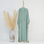Ramadanas Nikabas Khimaras Musulmonas Abaya Dubajus Turkija Islamo maldos drabužiai afrikieti&scaron;kos suknelės moteri&scaron;kos suknelės kaftano chalatas Femme Musulmane XS