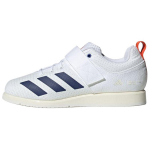adidas Powerlift 5 Balti Tamsiai Mėlyni Unisex Sportbačiai Debesėlio Baltumo Karali&scaron;kos Mėlynės JP9878 40⅔