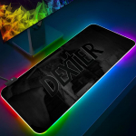 Dexter Poros Pelės Padas Žaidimų RGB Pelės Padas Ap&scaron;viesta Klaviatūra Žaidėja Mergina XXL Ne&scaron;iojamojo Kompiuterio Padas Stalo Pagalvėlės Stalo Padas RGB600x300x3mm