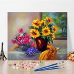 Menas &bdquo;Pasidaryk pats&ldquo; Tapyba pagal skaičius Deimantinė tapyba Aliejinė tapyba Skaičiai Tapyba Pomėgiai Skaitmeninė aliejinė tapyba Namų dekoras 40x50cm no frame