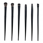 6/12 vnt. Profesionalus akių &scaron;epetėlių rinkinys akių &scaron;e&scaron;ėlių makiažo &scaron;epetėliams 6pcs juoda
