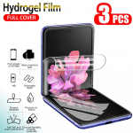 3 vnt. hidrogelio plėvelės ekrano apsauga, skirta Samsung Galaxy Z Flip 5 / 4 / 3 5G Soft Protect Film for Flip3 flip4 S20 S21 S22+ Ultra Phone apsauginė plėvelė Samsung Z Flip 5