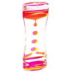 Creative Liquid Hourglass Akį traukiantis lengvas dekoratyvinis rožinė