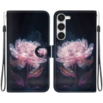 Piniginės dėklas su kortelių laikikliu Gėlėtas PU odinis dėklas su rie&scaron;o dirželiu, atsparus smūgiams dangtelis, skirtas Samsung Galaxy S23 S22 S21 S20 Plus Ultra S8 S9 S10 Samsung S21 FE