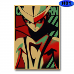 Senoviniai anime plakatai Kraftpopieriaus plakato HD spaudiniai Namų juostos apdaila Tapyba Sienos Meno dekoro gerbėjų kolekcija 30x21cm