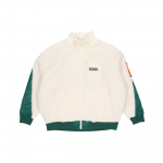 Adidas Originals Mr Sherpa Jkt Savaime susidedantis Fleece Splicing Stand Collar Logo Sportinis Striukė Vyri&scaron;kos Striukės Geltona Balta HC0373 S