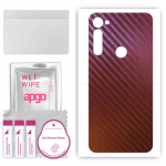 apgo skin sticker film foil vinyl for the BACK compatible with Motorola Moto G Pro, scratch-resistant, easy to install - Carbon Chameleon CAKA5