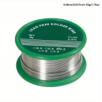 Be&scaron;vinis lydmetalis su kanifolija, lydmetalis su srautu, litavimo viela, litavimo viela remontui ir elektriniai ir elektroniniai litavimo komponentai. 0.03inch/50g