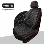 SEAMETAL automobilio sėdynės užvalkalas su atlo&scaron;o apsauga Oda priekinės sėdynės pagalvėlė, skirta automobiliniam sunkvežimio visureigiui For Single Front Seat