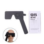 &bdquo;Occluder Multi&ldquo; 17 kai&scaron;čių skylių rankinis okliuderis optometrijos instrumentas su akių tyrimo lentele