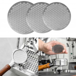 Espresso Puck Screen Double Layer Metal Coffee For Portafilter Puck Coffee Extraction Filter Reusable 51 53 58mm L
