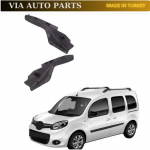 Priekinio stiklo apatinių grotelių laikiklių komplektas kairė ir de&scaron;inė pusės Renault Kango Mk3 2009-2017 OEM 8200439448 8200439447