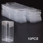10/50/100 PC skaidrus namų dekoras PVC plastikinės ekrano dėžutės dovanų laikymo dėžutės skaidrios ekrano dėžutės dovanų pakuotės 10pcs