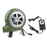 Galingas BBQ pūstuvas anglies kamino starteris BBQ ventiliatorius, rūkyklos ventiliatorius geležinis elektrinis pūstuvas AC100-240V 2900 RPM reguliuojamas 40W