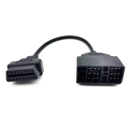 TOYOTA 22 kontaktų į 16 kontaktų moteri&scaron;ką OBD2 kabelį OBD1 į OBD2 jungties kabelio adapterio kabelį.