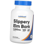 Slystančio gluosnio žievės ekstraktas, Slippery Elm Bark 1000, Nutricost 120 kaps. (71647052) 120caps
