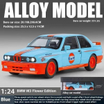 Nauja 1:24 BMW M3 lydinio lieto metalo automobilio modelis, garsas ir &scaron;viesa, vidaus kolekcija, hobio dekoracija, retro imitacijos automobilio modelis, madingi papuo&scaron;alai, berniukų dovanų žaislas juoda