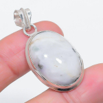 Natural Moonstone Gemstone 925 Sterling Silver Jewelry Pendant 1.69 l4t12