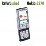 Refurbished Nokia Unlocked Original Nokia 6270 Funkcinis telefonas Mobilus Telefonas No charger ruda