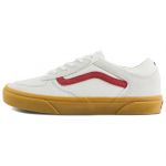 Vans Skate Rowley žemi teniso bateliai riedlentei Unisex Balti Raudoni Rudos spalvos sportbačiai VN0A2Z3O6LQ 44.5