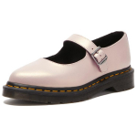 Dr. Martens Elphie MJ Karvės Skaldyta Oda Patogūs Universalūs Mary Jane Bateliai Moteri&scaron;ki Bateliai Rožinė Auksinė 41092650 38