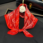 100% natūralaus &scaron;ilko skara moterims, prabangi, auk&scaron;tos kokybės, galvos juosta, kvadratinė skara, moteri&scaron;kas kaklaskarė, skara, apklotai, hidžabo bandana, skaros Real Silk 53x53cm beige