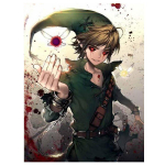 Deimantinio siuvinėjimo ekranas Viso gręžimo deimantinis paveikslas &bdquo;Zelda&ldquo; legenda 5d &bdquo;pasidaryk pats&ldquo; apvali kri&scaron;tolinė tapyba 20X30CM