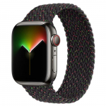 Pinta solo kilpa Apple laikrodžio apyrankei 44 mm 40 mm 45 mm 41 mm 49 mm 42 mm 38 mm elastinė apyrankė iWatch series 7 3 SE 6 8 Ultra Strap 42mm 44mm 45mm 49mm&M juoda/įvairiaspalvis