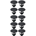 10X spaustukai, skirti Nissan Qashqai X-trail Dualis Rogue Sport 2013-on galinių durelių guminiai sandarikliai Apdailos juostelės laikiklio tvirtinimo detalės kniedės 10x