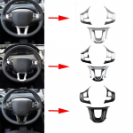 3 vnt. / komplektas automobilio vairo apdailos dangtelio apdailos lipdukas, tinkantis Peugeot 2008 208 308