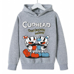 vaiki&scaron;kas žaidimas Cuphead gobtuvas berniukams Merginoms Madingi animaciniai megztiniai pavasario ir rudens modelis Siaubo drabužiai ilgomis rankovėmis 3-13 m. 150