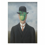 Žmogaus sūnus Autorius Rene Magritte Paveikslai ant sienos drobės Paveikslėliai gyvenamajam kambariui Meno spaudiniai ir plakatai dekoruoti 21x30cm No Frame
