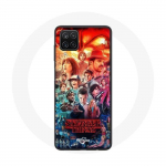 Coque pour Samsung Galaxy A12 Stranger Things Teaser Saison 4 Affiche Personnages Art