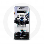 Coque pour Samsung Galaxy S10 edge Formule 1 Valtteri Bottas pilote de course F1 Noir